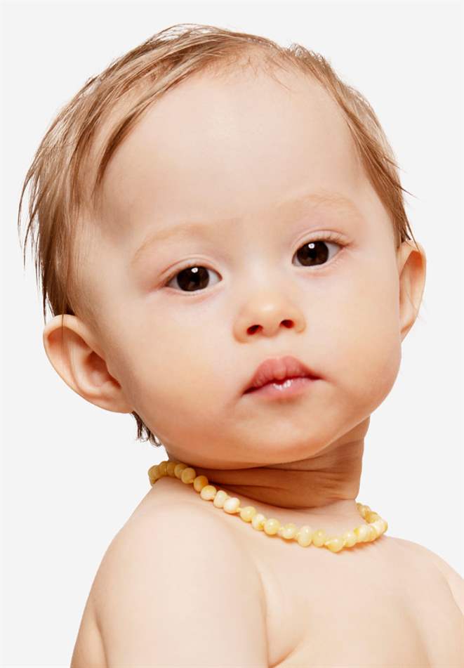 Vauva Kaulakoru - Keltainen, 100% luonnonmukainen tuote