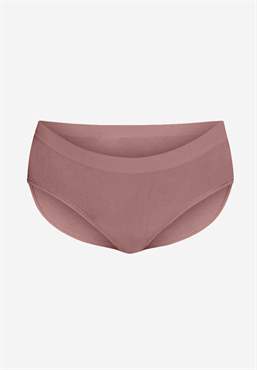 Mauve väriset äitiysalushousut pehmeästä bambusta - Etupuoli